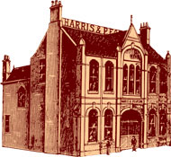 Harris & Pearson's Office as depicted in a 97 year old catalogue print